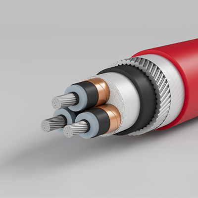 Medium Voltage Cable AL/XLPE/CT/GSW/LSHF cross-section