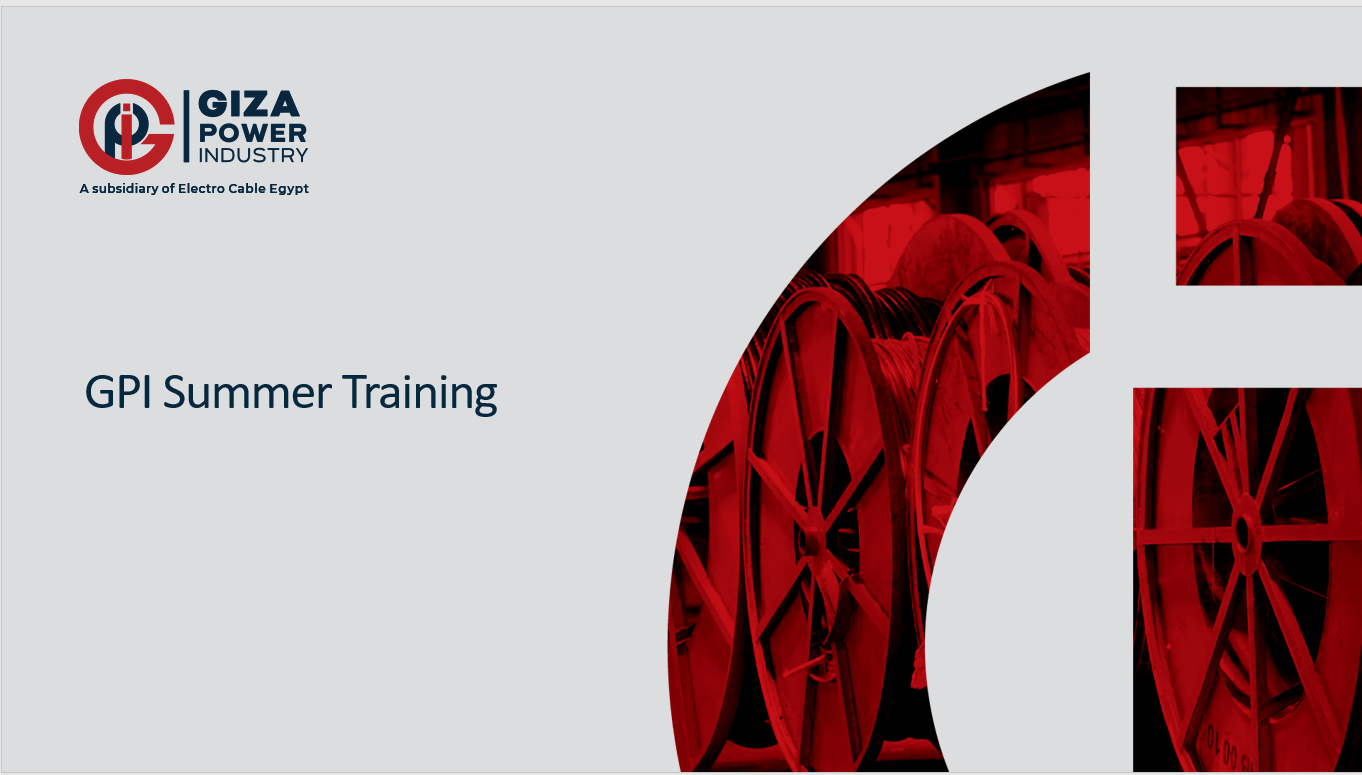 GPI Summer Training Agenda